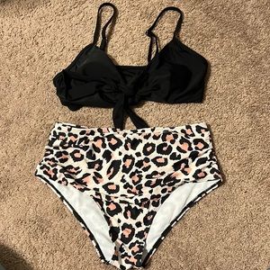 Cheetah Print Swimsuit